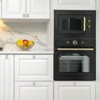 Unique Bargains Zinc Alloy Matte Brushed Finish Rust-resistant Corrosion-resistant Cabinet Knobs - 3 of 4