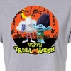 Women's - Trolls - Happy Trolloween Branch and Cloud Guy Cropped Graphic T-Shirt - image 2 of 4