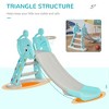 BABYYER Toddler Slide, Foldable Freestanding Slider Playset with Basketball Hoop, Backyard Playground for 18 months -4 Years - 3 of 4