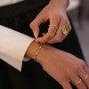 sanctuaire Dainty Link Chain Ring Gold - 2 of 3