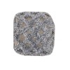 Moti Emma Ottoman 18" Comfort Farmhouse Fabric Pouf in Natural/Elegant Taupe - 2 of 2