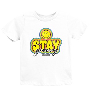 The Juniper Shop SmileyWorld Stay Groovy Youth Short Sleeve Tee - 1 of 4