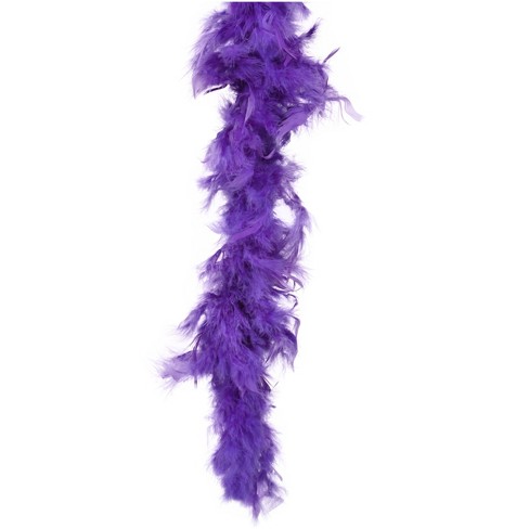 Adult-Women's Purple Feather Boa Purple | Halloween Store | Costume AC