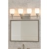 Sunset Lighting 4 Light Vanity Wall Light 32W 3000K Satin Nickel Bristol - 3 of 3
