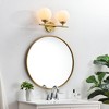 Elegant Lighting Ansley 2 light Chrome and frosted white Bath Sconce - 3 of 4