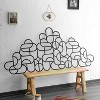 Ragnatela Large Metal Wall Art - Oversized Abstract Home Living Room Decor - 4 of 4