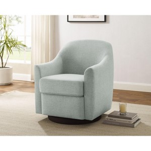 VANOMi 29.92'' Upholstered Swivel Accent Chair - 1 of 4