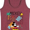 Women's - Disney - Mickey Mouse Repeat Graphic Racerback Tank - image 2 of 4