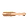 Bass Brushes The Green Brush - Premium Bamboo Handle and Bamboo Pin Style & Detangle Hair Brush - 7 Row - 2 of 4