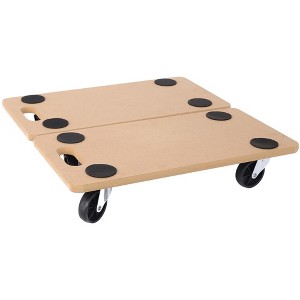 NAYSAYE Furniture Moving Dolly Heavy Duty Wood Rolling Mover with Wheels for Piano Couch and Fridge, Natural, 22.8"*11.2"*4.3" - 1 of 4