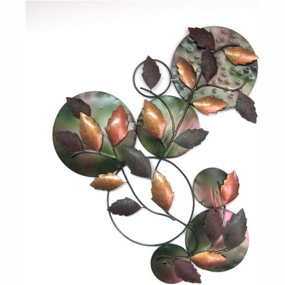 D-Art Collection Iron Leaves Wall Décor New Color