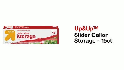 Gallon Slider Storage Bags - 68ct - Up & Up™ : Target