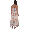 Amaryllis Women’s Patchwork Print Tiered Maxi Dress Adjustable Spaghetti Straps Flowy Silhouette - 4 of 4