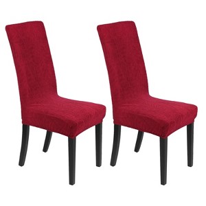 Unique Bargains Waterproof Jacquard Elastic Band Durable Dining Chair Slipcovers - 1 of 4