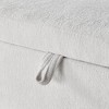 NicBex Storage Bench Oval Ottoman Chenille Fabric Accent with Large Storage Space for Bedroom and Entryway - 3 of 4