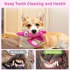 Dog Toys Plush Dog Toy with Crinkle Paper Dinosaur Dog Toy Stuffed Animals Chew Toy Plush Squeaky Dog Birthday Toys - 4 of 4