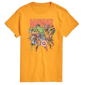 Men's - Marvel - Marvel Group Faded Short Sleeve Graphic T-Shirt - 1 of 3
