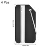 Unique Bargains Aluminium Lightweight Identifier Card Travel Luggage Tags 4 Pcs - 2 of 3