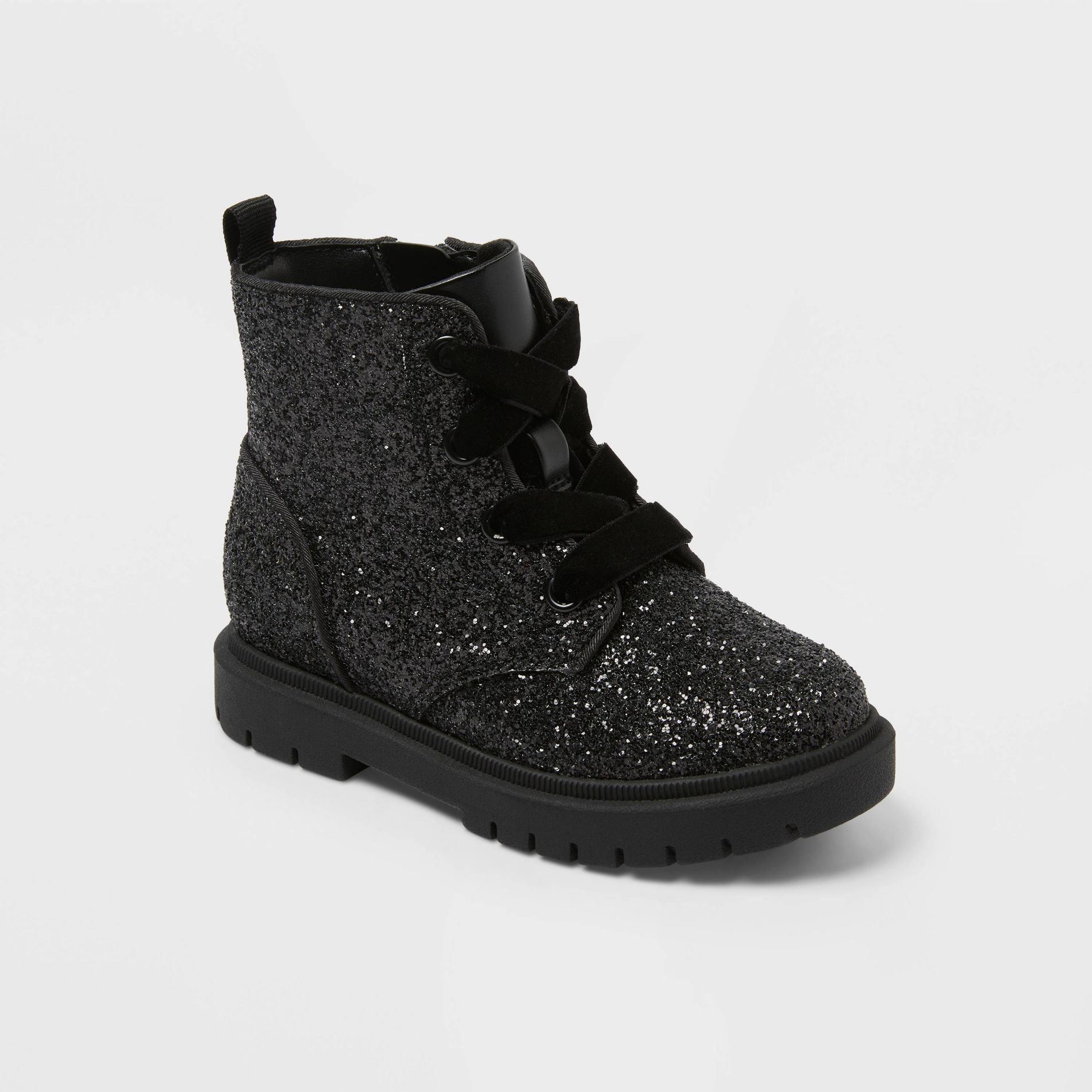 Toddler Girls' Khloe Ankle Boots - Cat & Jack™ Black