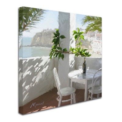 Trademark Fine Art -The Macneil Studio 'Mediterranean CafÃ©' Canvas Art