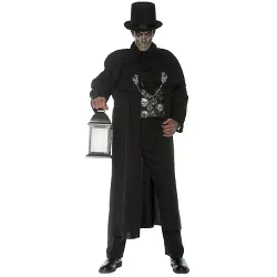 Halloween Express Men's Early Mourning Coat Costume - Size One Size Fits Most - Black