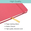 Global Printed Products Textured Cover Weekly Monthly Planner 8" x 10" CY 2025 (Pink) - 2 of 4
