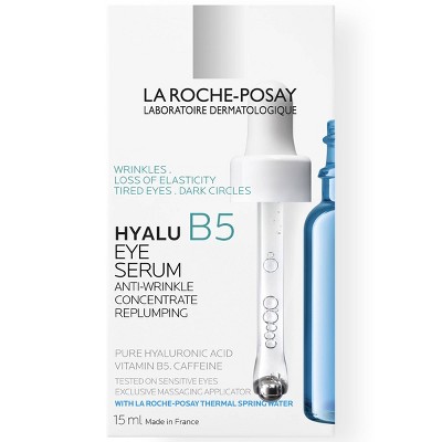 La Roche Posay Hyalu B5 Anti-Wrinkle Concentrate Repairing Repluming Eye Serum - Travel Size - 0.50 fl oz: Paraben-Free, Alcohol-Free