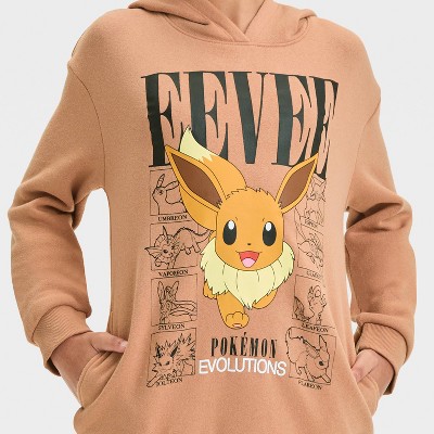 Pokemon Hoodie Meisjes Kids Game Geschenken Sylaveon Lila Jumper Trui 4-5 jaar