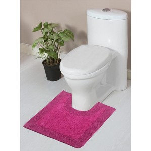 Home Weavers Luxury Collection 100% Cotton Tufted Bathroom Rug, Non-Slip Latex Bath Rug - 1 of 4