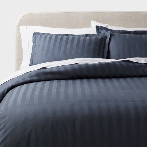 Heavyweight Linen Blend Stripe Comforter & Sham Set - Casaluna™ : Target