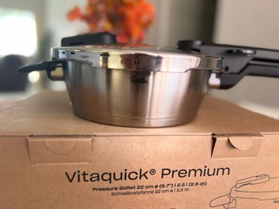 Fissler Stainless Steel Vitaquick Pressure Cooker And Skillet Set : Target
