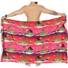 LA LEELA Men's Beach Holidays Cover Up Summer Long Sarong Wrap Beachwear Vacation Cover-Up Lava Lava for Men One Size Pink, Landscape - 3 of 4