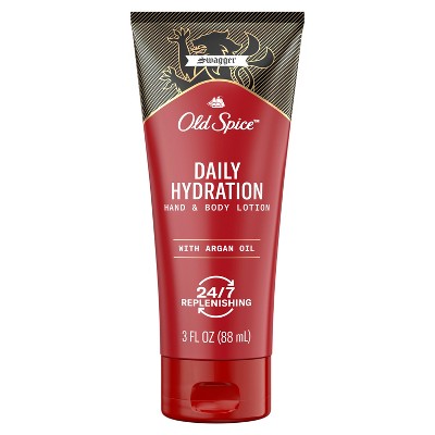 Old Spice Daily Hydration Hand & Body Lotion for Men, Swagger with Argan Oil, 3.0 FL OZ