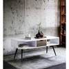 Halima White & Black Finish Coffee Table - 4 of 4