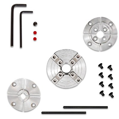 NOVA 48123 Select Precision Midi Wood Turning Chuck Bundle with JS50N and JS25N Jaws