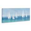 Stupell Industries White Sail Boats Across Coast Canvas Art - 2 of 4