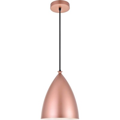 Elegant Lighting Auspice 3-Light Chrome Pendant with Mid-Century Modern Style