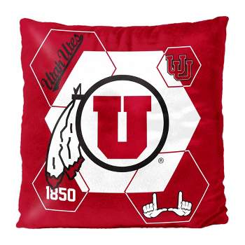 NCAA Utah Utes Connector Velvet Reverse Pillow