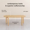 MH London Carson Contemporary Solid Wood Coffee Table For Living Room - 4 of 4