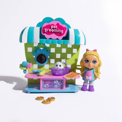 Love, Diana 2 in 1 Pop Up Pet Grooming Station and Cotton Candy Cart Playset