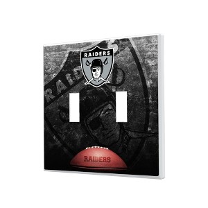 NFL AFC Historic Teams Legendary Hidden-Screw Light Switch Plate for Double Toggle - 1 of 4