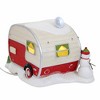 Department 56 Villages 4.0 Inch Santa's Man Cave North Pole Camper Snowman Village Buildings - 2 of 3