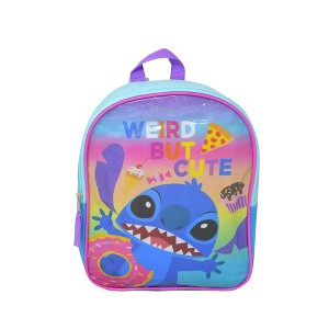 Bioworld Disney Lilo and Stitch Weird But Cute 11 Inch Mini Backpack - 1 of 2