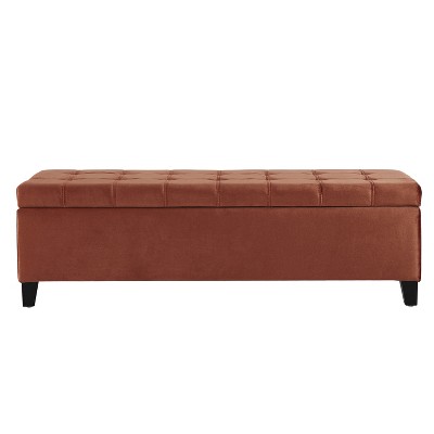 Vynxaria Ottoman,Rectangular Ottoman Bench,Upholstered Storage Bench,Foot Rest for Living Room, Entryway and Bedroom,