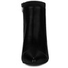 Allegra K Women's Pointed Toe Side Zip Stiletto Heel Ankle Boots - 3 of 4