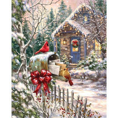 Cardinal Cottage 1000 Piece Jigsaw Puzzle