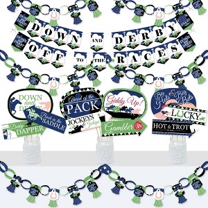 Big Dot of Happiness Kentucky Horse Derby - Banner and Photo Booth Decorations - Horse Race Party Supplies Kit - Doterrific Bundle - 1 of 4
