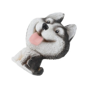 Unique Bargains Decorative Magnets Magnetic Fridge Sticker Irregular Shape Synthetic Resin Orange Red 1Pc - 1 of 3