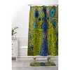 21"x34" Mr Pavo Real Bath Rug Blue - Deny Designs: Machine Washable, Microfiber, Animal Pattern - 2 of 3