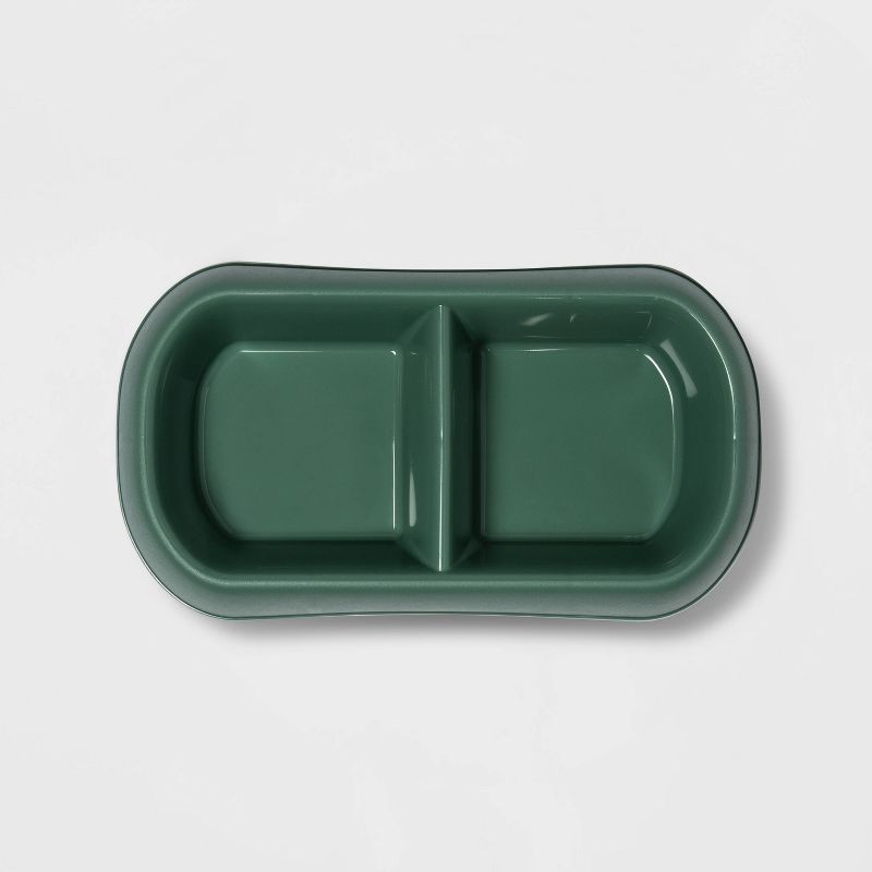 Standard Polypro Double Dinner Dog Bowl - Green - Boots &#38; Barkley&#8482;, 4 of 5